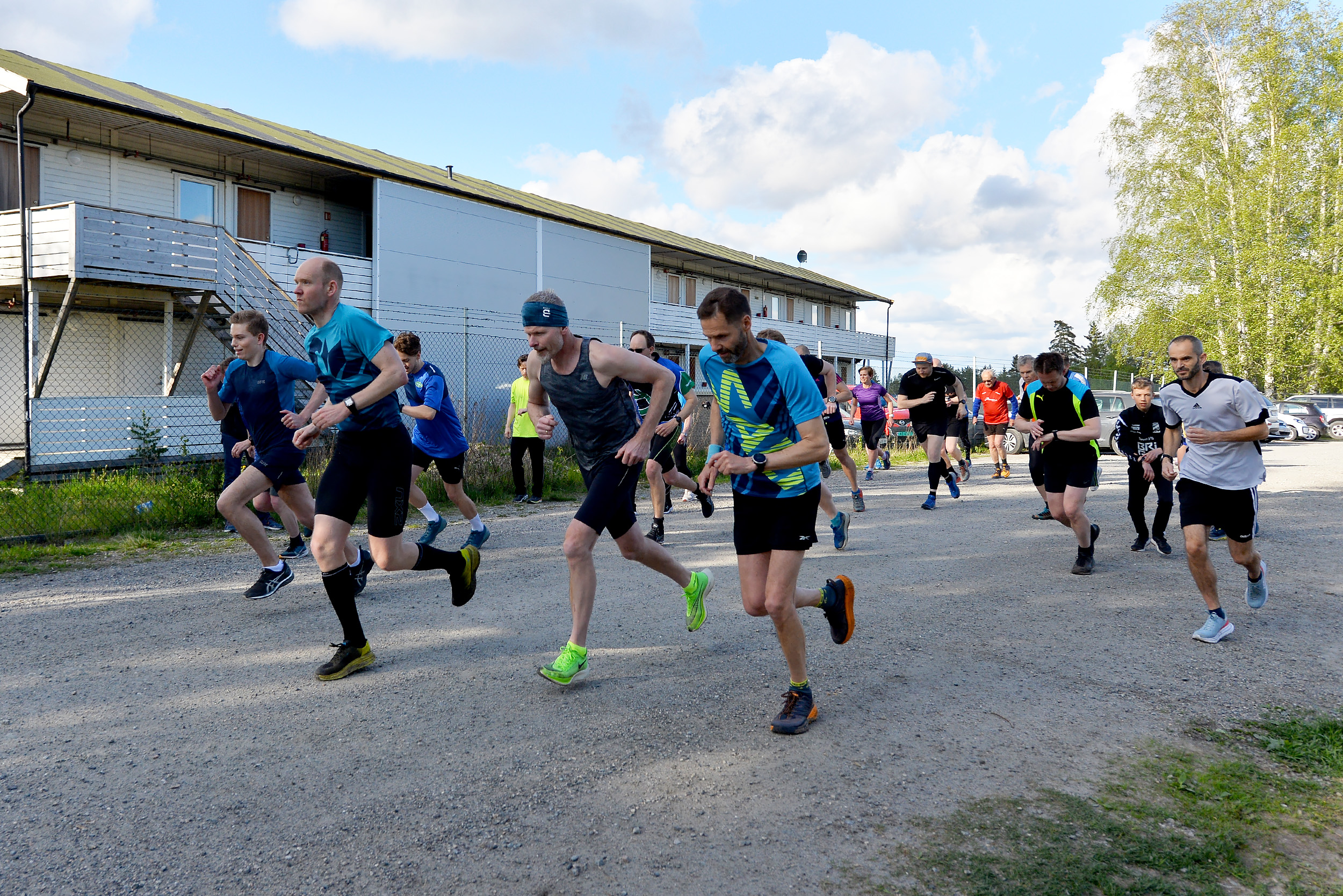 Varmen kom til årets første løp