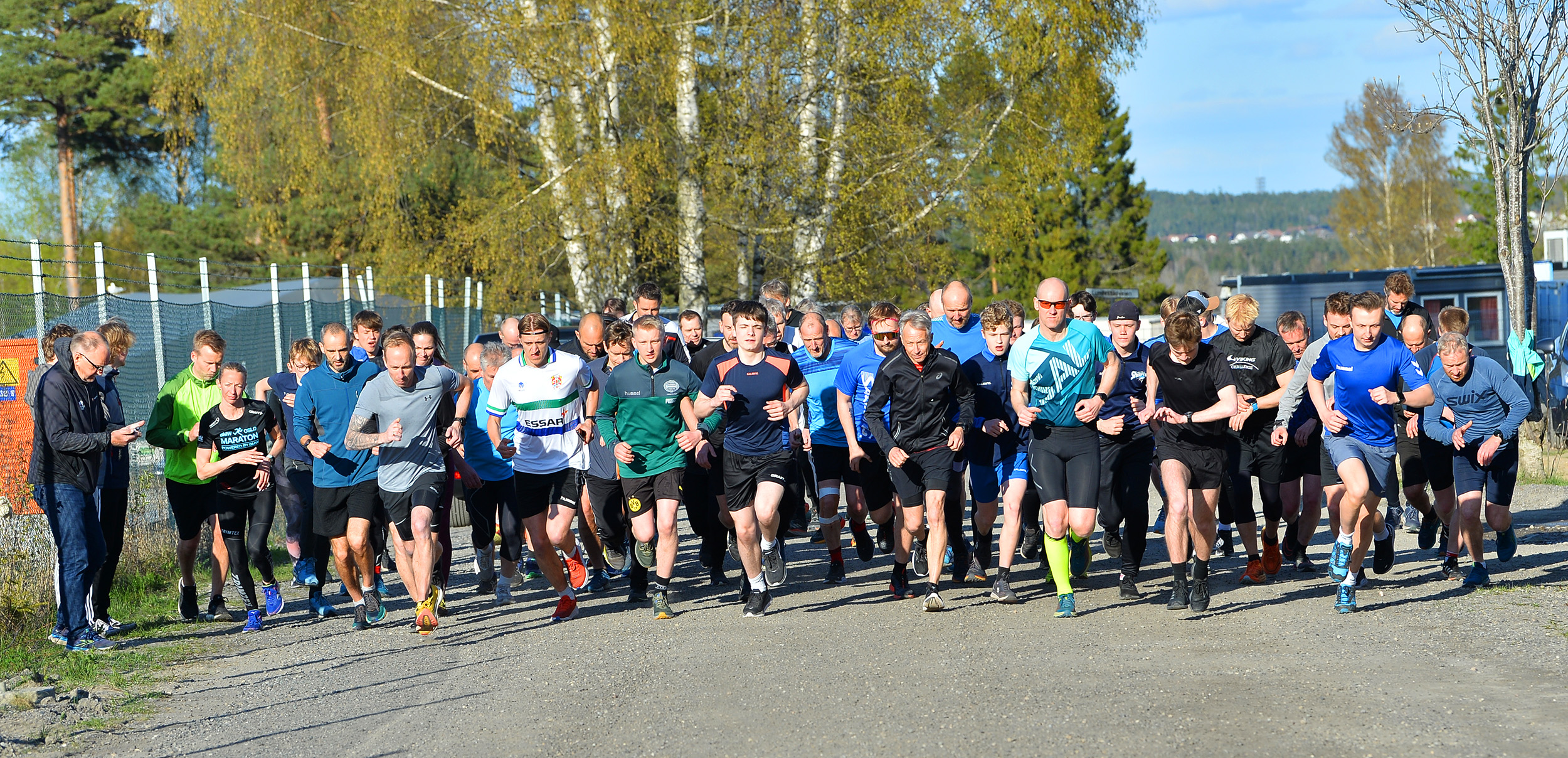 79 startende i strålende sol